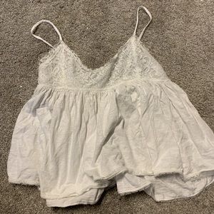 american eagle white tank top